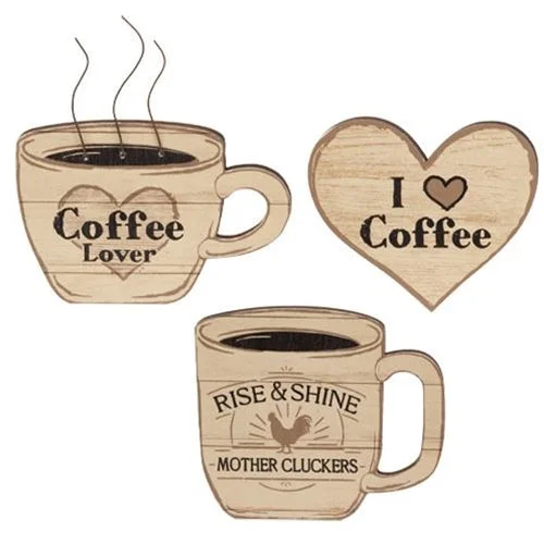 3/Set Coffee Lover Magnets