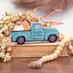 Autumn Acres Pumpkin Patch Chunky Wooden Truck