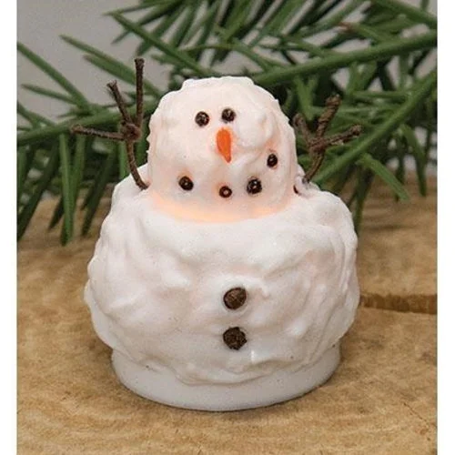 Baby Snowman Silicone Tealight Cover