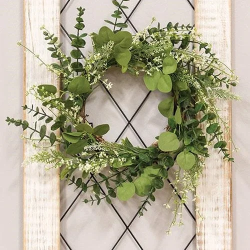 Baby's Breath & Lush Eucalyptus Wreath