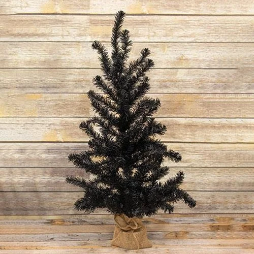 Black Tree w/Burlap Base 3ft