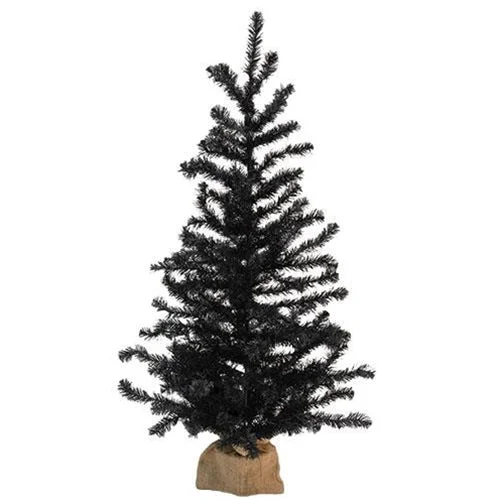 Black Tree w/Burlap Base 5ft