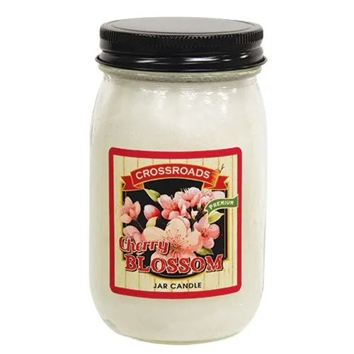 Cherry Blossom 12oz. Pint Jar Candle