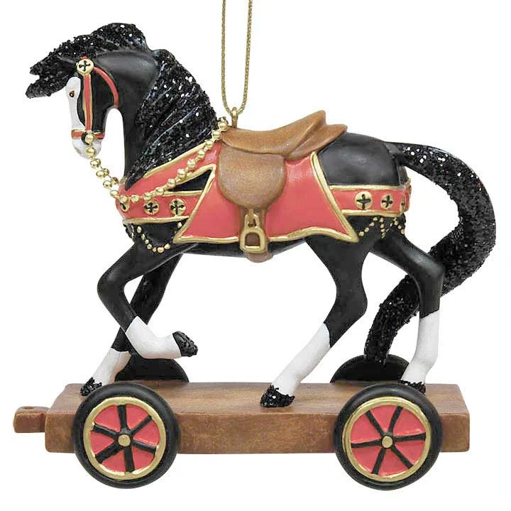 Christmas Past | Trail of Painted Ponies Horse Pull Toy Ornament