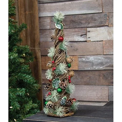 Christmas Woodland Pine Cone Tree Large