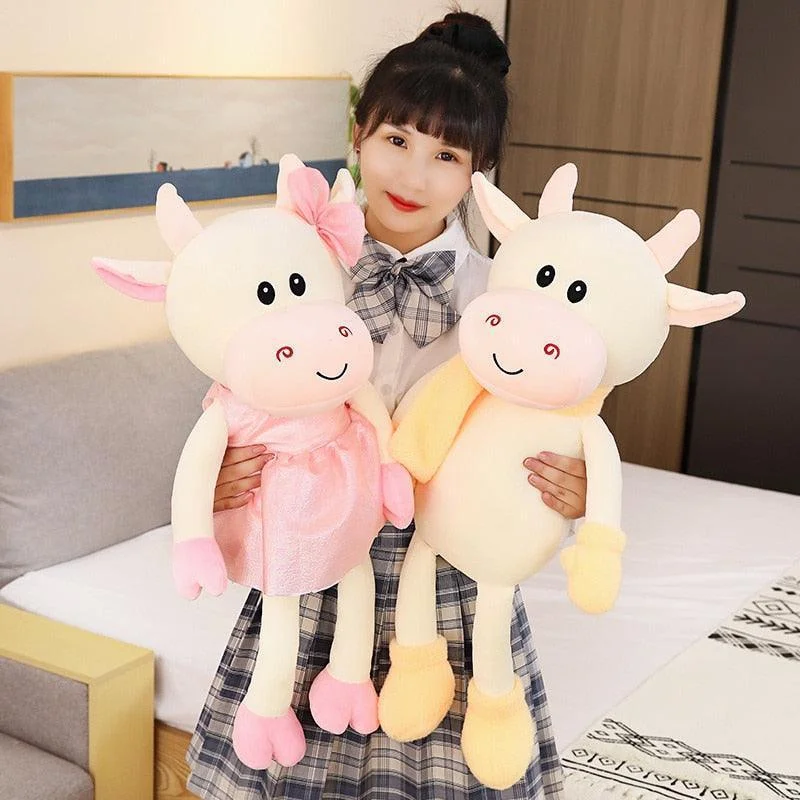 Cute Cow With Skirt Stuffed Animal