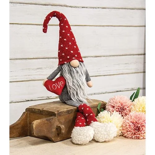 Dangle Leg Love Gnome w/Leg Warmers