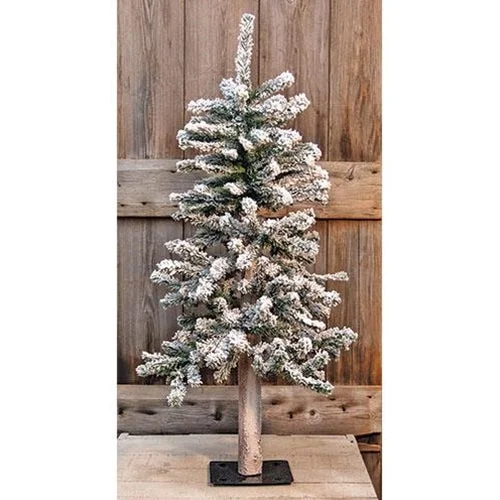 Heavy Flocked Alpine Tree 3ft