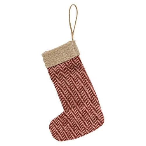 Herringbone Mini Stocking