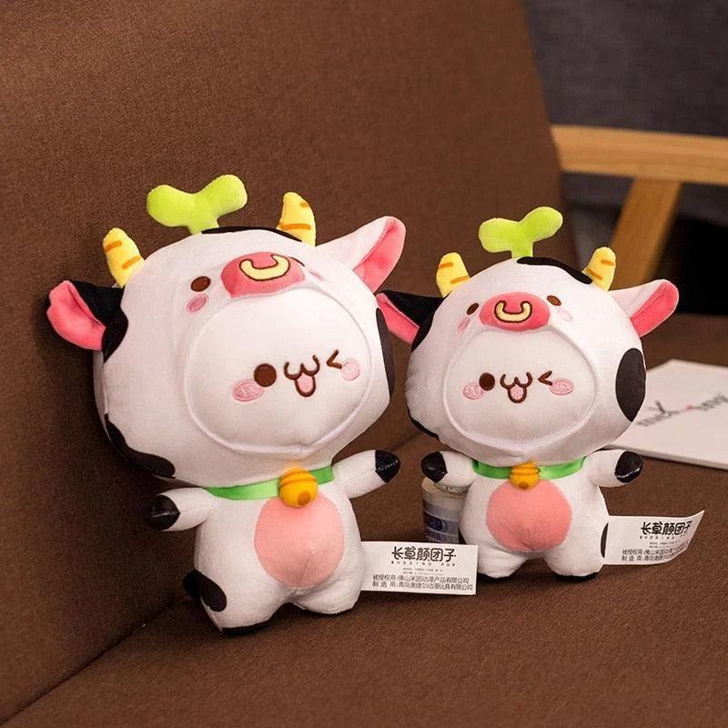 Kawaii Dumpling Toy Cow Stuffed Animal