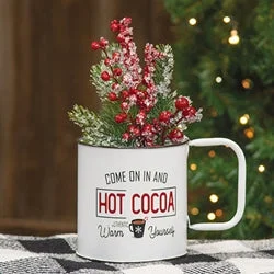 Metal Hot Cocoa Mug