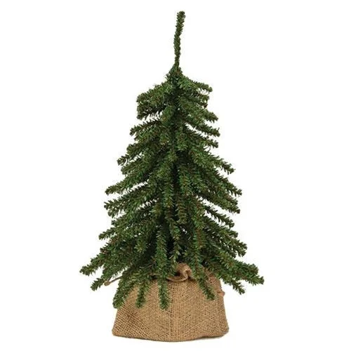 Mini Downswept Tree With Burlap Base 15"