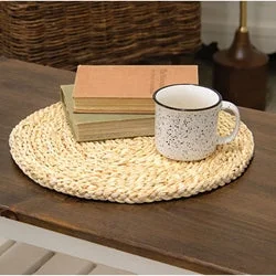 Natural Corn Husk Round Table Mat