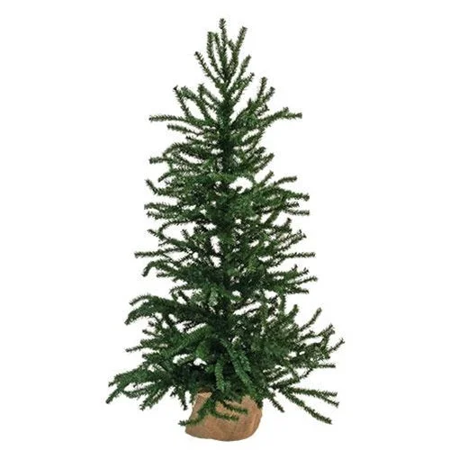 Pine Tree w/Burlap Base 4ft