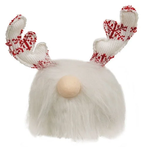 *Red & White Snowflake Gnome Ball