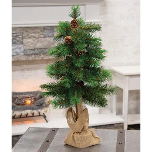 Royal Oregon Pine Tree With Burlap Base 30"