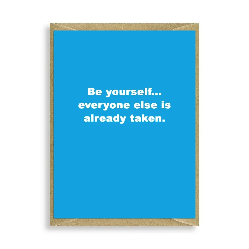 Be Yourself Mini Card