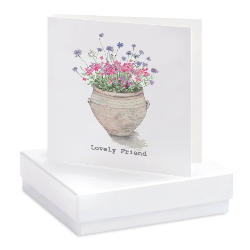 Sterling Silver Stud Earring Card - Perfect Gift for Your Special Friend