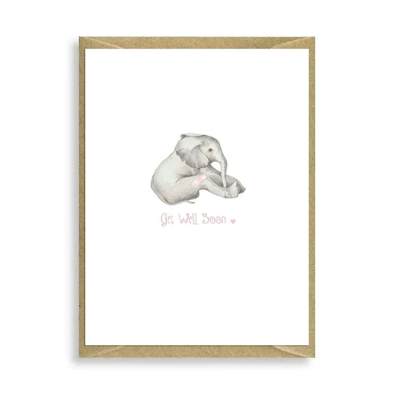 Ele Get Well Mini Card