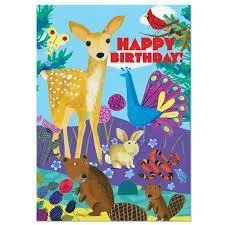 FAWN BIRTHDAY CARD