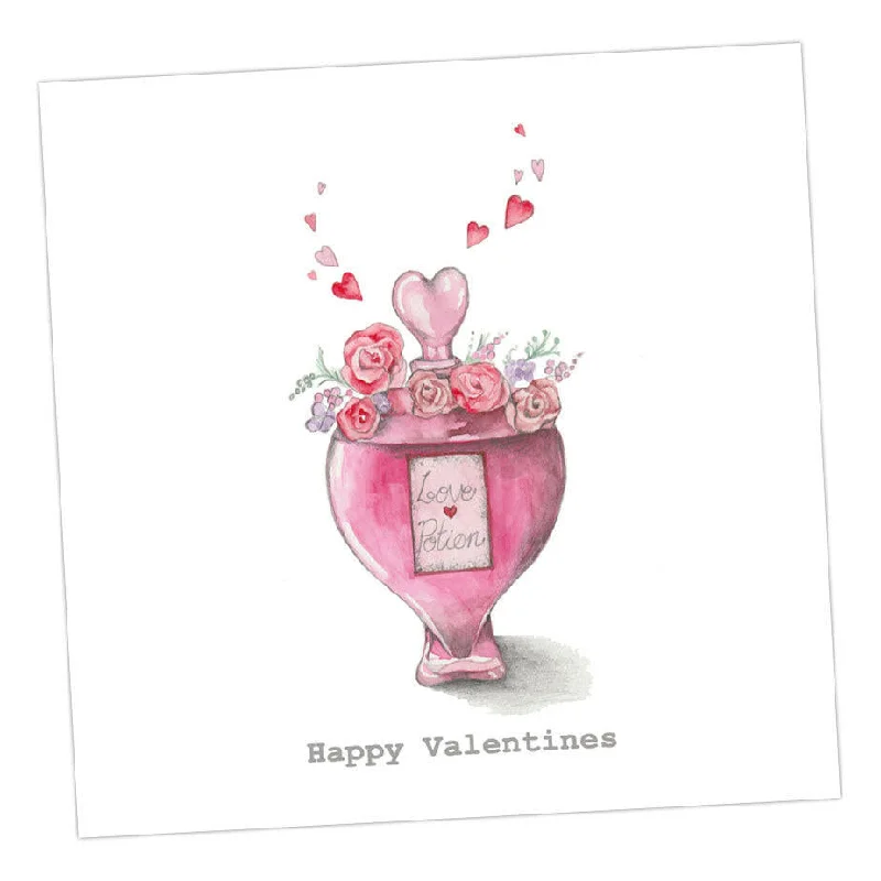 Premium Hand Finished Love Potion Card - Spread Love this Valentines Day