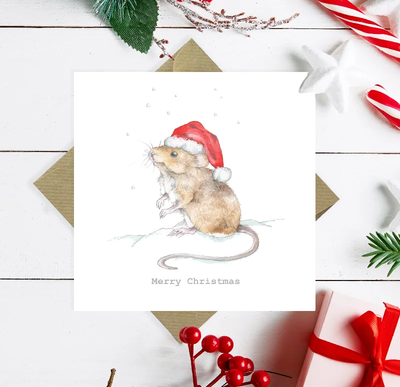 Mouse Christmas Card