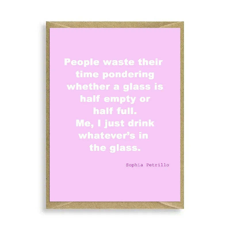 People Waste Their Time Mini Card