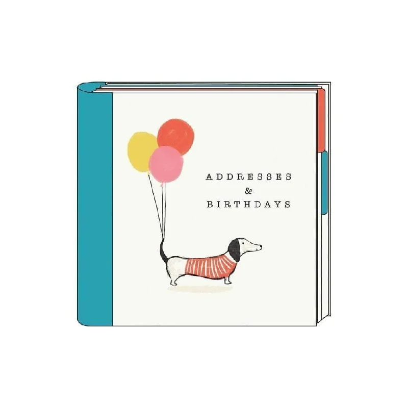 Sausage Dog Address And Birthday Card Book