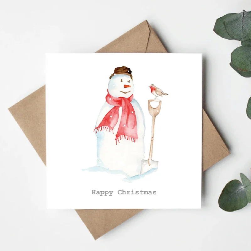 Snowman Christmas Card