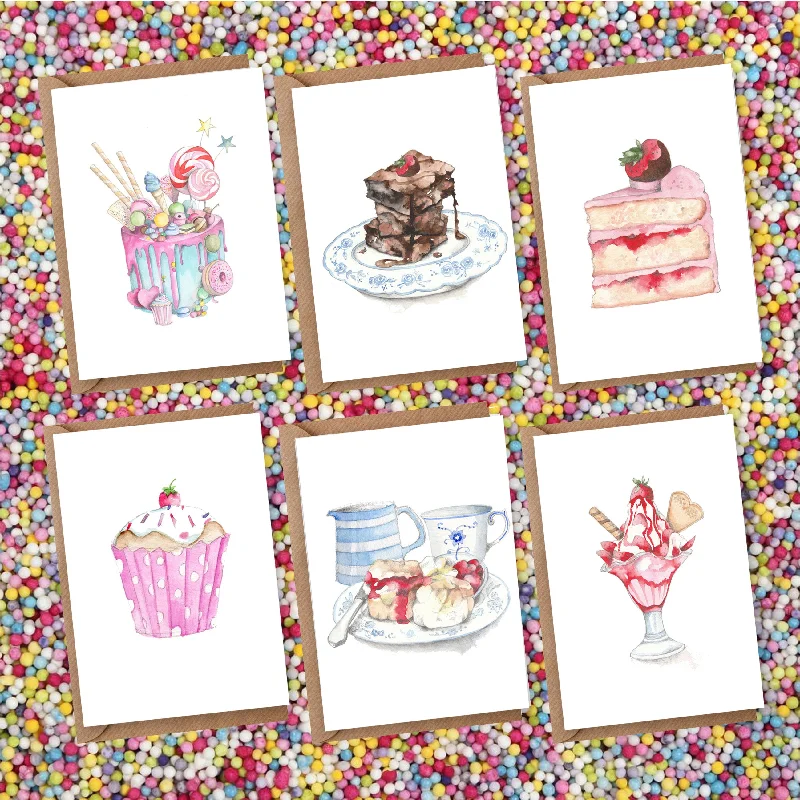 Boxed 'Naughty But Nice' pack of assorted A6 cards