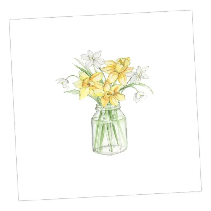 Daffs Daffodils Greeting Card