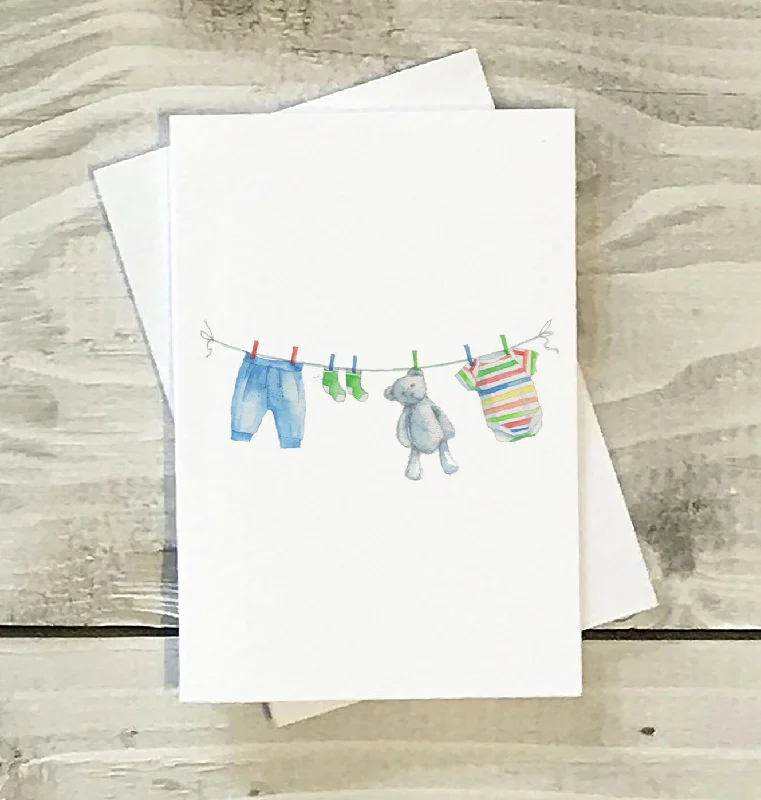 Mini Greeting Card - Baby Boy