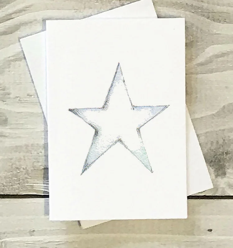 Mini Greeting Card - Stars