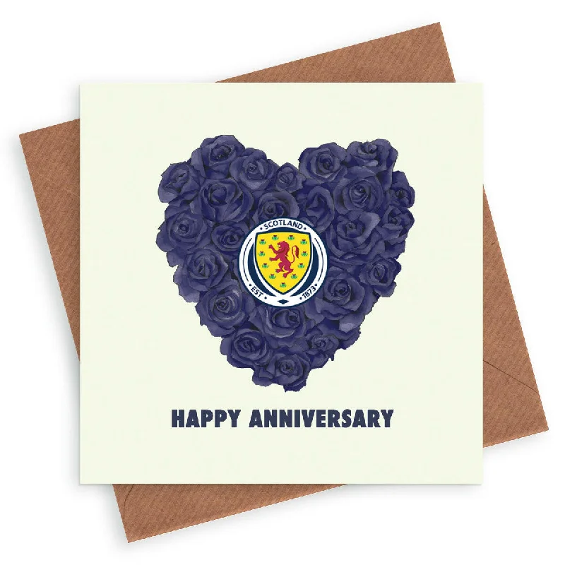 Scotland Football Anniversary Greeting Card