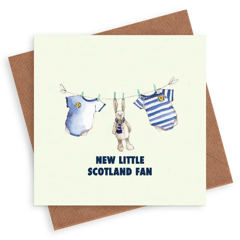 Scotland Football Baby Boy Greeting Card